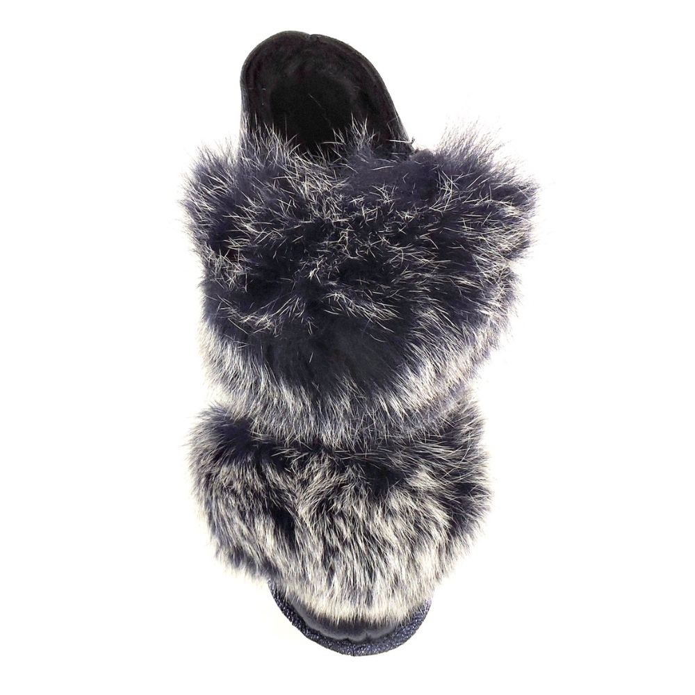 ALESSANDRO DI MARIA  Blue Soft Leather Bootie - Picture 7 of 8